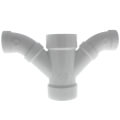 Product Image of 3" x 3" x 2" x 2" PVC DWV Double Wye and 45° Elbow Combo