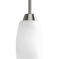 Product Image of Wisten 1 Light Brushed Nickel Etched Glass Modern Mini-Pendant Light