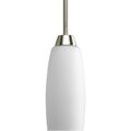 Product Image of Wisten 1 Light Brushed Nickel Etched Glass Modern Mini-Pendant Light