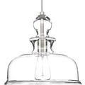 Product Image of Staunton 1 Light Brushed Nickel Clear Glass Global Pendant Light