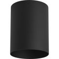Product Image of Cylinder 5" 1 Light Black Modern Outdoor Ceiling Light