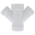 Product Image of 4" x 3" PVC DWV Double Wye