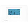 LuxPro Programmable Thermostat 5/1/1 Programming (2 Heat - 1 Cool)