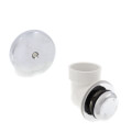 Product Image of Half Kit, Schedule 40 PVC Touch-Toe Stopper w/ Chrome Finish Trim