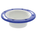 Product Image of 4" x 3" PVC DWV Flush Closet Flange w/ Adjustable Metal Ring