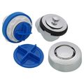 Product Image of True Blue PVC Bath Waste Half Kit w/ Uni-Lift Stopper & Test Kit (Chrome Plated Zinc)