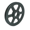 Product Image of 7-1/4" O.D. Type A Single Groove Bushed Sheave for 4L or A Belts, PAK74H