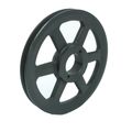 Product Image of 7-3/4" O.D. Type A Single Groove Bushed Sheave for 4L or A Belts, PAK79H
