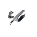 Product Image of Latch & Strike, 1/8" (Flush) - 1/4", Chrome, 0077L00004C