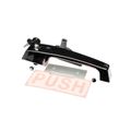 Product Image of Handle w/ Cylinder Lock & Inside Release, Chrome, 1229C-00025