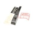 Product Image of Latch Brushed Chrome Lever Release, 1239-C00004D