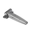 Product Image of Hinge, Brushed Chrome, 1-1/2", 1245-000124