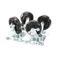 Product Image of 6-18" Four Casters Kit w/ & w/o Locking Breaks, CK1