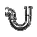 Product Image of 1-1/2" Chrome Plated Brass Sink Trap, 17 GA w/ Cast Ell