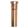 Product Image of 1-1/2" x 12", 17 Gauge, Slip Joint Extension Tube (Rough Brass)