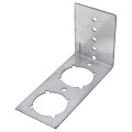 Product Image of 1/2", 3/4", 1" PEX Galvanized Steel Stub L-Bracket (4-1/4" x 3-1/4" x 2")
