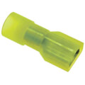 Product Image of 1/4" Female Fully Insulated Quick Connects - 12-10 AWG (Blister Pack of 100), PD455143