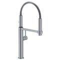 Product Image of Pescara 18" Single Handle Semi-Pro Kitchen Faucet (Satin Nickel), PES-360-SNI