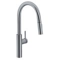 Product Image of Pescara 17" Single Handle Pull-Down Kitchen Faucet (Satin Nickel), PES-PD-SNI