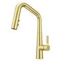 Product Image of Asari 1-Handle Pull-Down Kitchen Faucet (Brushed Gold), GT529-ASRBG