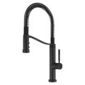 Product Image of Bruton Culinary 1-Handle Pull-Down Kitchen Faucet (Matte Black), GT529-BRUB