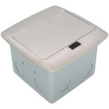 Product Image of Pop-Up Floor Box w/ Tamper-Resistant Self-Test GFCI Outlet, 15A