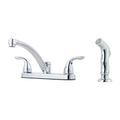 Product Image of Pfirst Two Handle Kitchen Faucet With Spray , G135-8000 (Polished Chrome)