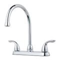 Product Image of Pfirst Two Handle High Arc Kitchen Faucet , G136-2000 (Polished Chrome)
