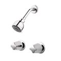 Product Image of 2-Handle Shower Only Trim, w/ Metal Verve Knob Handles , LG07-3110 (Polished Chrome)