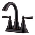 Product Image of Saxton 2-Handle 4" Centerset Bathroom Faucet w/ Push & Seal , LG48-GL0Y (Tuscan Bronze)