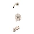 Product Image of Pfirst Modern 1-Handle Tub & Shower Trim, Less Showerhead , R89-070K (Brushed Nickel)
