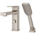 Product Image of Deckard 1-Handle Roman Tub Faucet w/ Hand Shower , RT6-2DAK (Brushed Nickel)