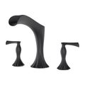 Product Image of Rhen 2-Handle Deck Mount Roman Tub Trim , RT6-5RHB (Matte Black)