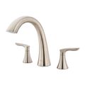 Product Image of Weller 2-Handle Roman Tub Trim , RT6-5WRK (Brushed Nickel)