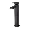 Product Image of Kenzo Single Control Vessel Bathroom Faucet (Matte Black), LG40-DF1B