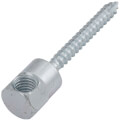 3/8" Horizontal Rod Hanger for Wood, 1/4" x 2" (Box of 25)