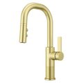 Product Image of Montay 1-Handle Pull-Down Bar/Prep Faucet (Brushed Gold), GT572-MTBG