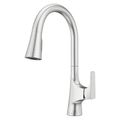 Product Image of Norden 1-Handle Pull-Down Kitchen Faucet (Stainless Steel), GT529-NRS