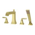 Product Image of Park Avenue Roman Tub Faucet w/ Handshower (Brushed Gold), LG6-4FEBG