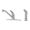 Product Image of Pfirst Series 1-Handle Kitchen Faucet w/ Side Spray (Stainless Steel), J134-444S