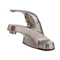 Product Image of Pfirst Series Single Control Centerset Bathroom Faucet (Brushed Nickel), LJ142-800K