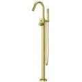 Product Image of Modern Free Standing Tub Filler (Brushed Gold), LG6-1MFBG