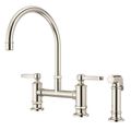Product Image of Port Haven 2-Handle Kitchen Faucet with Side Spray (Polished Nickel), LG31-TDD