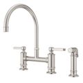 Product Image of Port Haven 2-Handle Kitchen Faucet with Side Spray (Stainless Steel), LG31-TDS