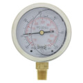 Product Image of 2-1/2" Stainless Steel Liquid Filled Gauge, 1/4" Bottom NPT w/ Brass Internals (30"Hg-0-100 PSI)