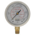 Product Image of 2-1/2" Stainless Steel Dual Scale Liquid Filled Gauge, 1/4" Bottom (0-10000 PSI)