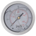 Product Image of 2-1/2" Stainless Steel Liquid Filled Gauge, 1/4" Back NPT w/ Brass Internals (0-60 PSI)