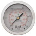 Product Image of 2-1/2" Stainless Steel Liquid Filled Gauge, 1/4" Back NPT, Lead Free (0-100 PSI)
