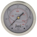 Product Image of 2-1/2" Stainless Steel Liquid Filled Gauge, 1/4" Back NPT w/ Brass Internals (0-300 PSI)