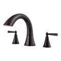 Product Image of Saxton 2-Handle Complete Roman Tub Trim (Tuscan Bronze), RT6-5GLY